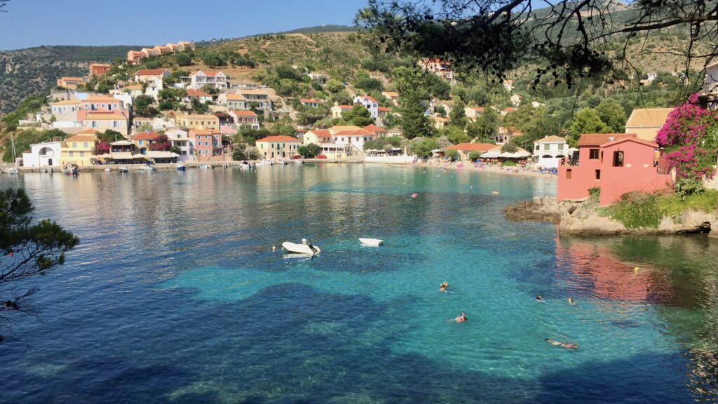 Cefalonia con bambini - scorcio di Assos