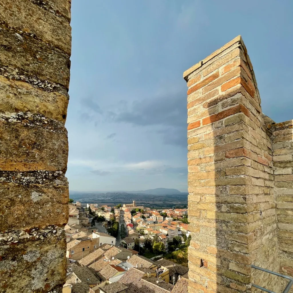 Panorama torre civica Recanati