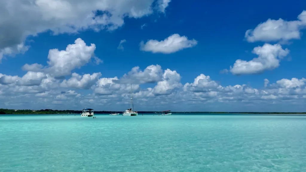 Vista laguna di Bacalar